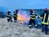 5 incendii de vegetaţie în 2 zile, în judeţul Braşov