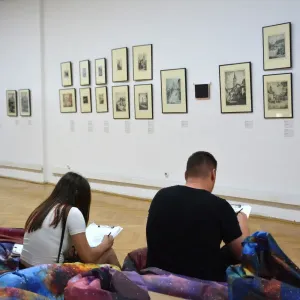 Gravuri animate, într-o expoziţie altfel, la Muzeul de Artă