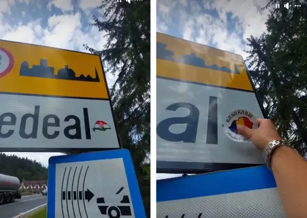 „Abţibildul” maghiar, prin Braşov