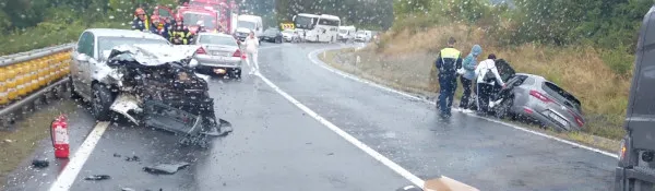 Două accidente grave în judeţ: 3 victime pe serpentinele de pe Valea Bogăţii, 2 victime la Perşani