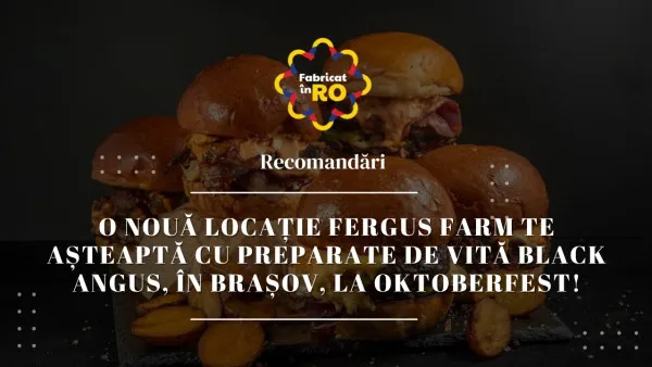 Cel mai apreciat producător de carne de vită Black Angus din Neamț a deschis o locație în Brașov, la festivalul Oktoberfest! Vino și testează bunătățile!
