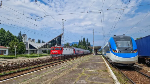 Braşov - Bucureşti – Constanţa, ruta aleasă pentru primul tren electric adus din China