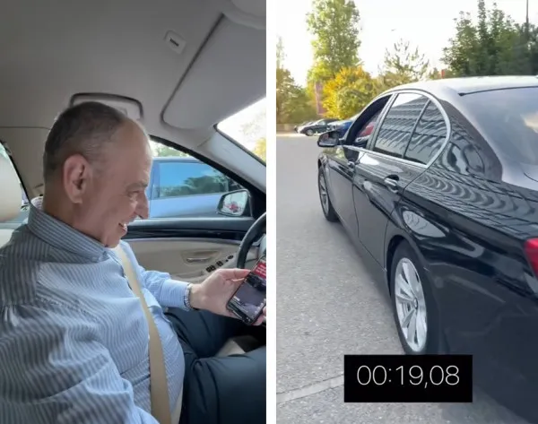 „Mihaela, dragostea mea, am ieşit din parcare”
