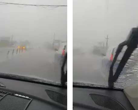 Pericol de acvaplanare pe autostrada A3 Bucureşti-Braşov 