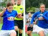 Jucătoarele de la Kids Tâmpa, Octavia Pîrşe şi  Miriam Pătraşcu Răileanu, la naţionala României pentru „Turneul de Dezvoltare UEFA”