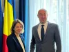 Ambasadorul Greciei în România, în vizită la Prefectura Brașov. Ea a discutat cu prefectul Brașovului despre dezvoltarea relațiilor economice