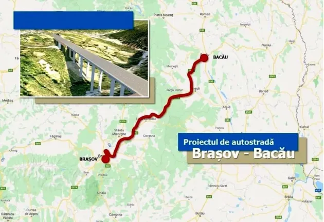 A 13, Braşov - Bacău: Începe proiectarea preliminară, durează doi ani