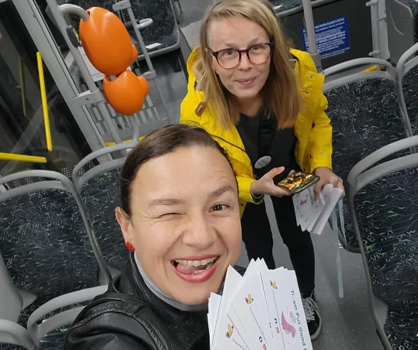 Azi, 1.000 de de gânduri bune pe scaunele din autobuzele RATBV