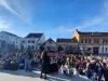 Sute de studenţi străini au venit de Halloween la Braşov  