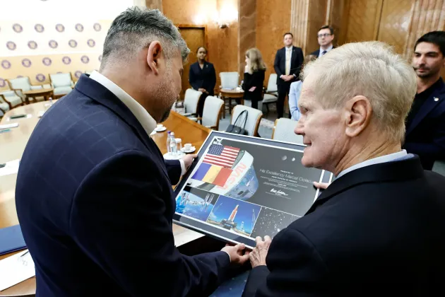 Ciolacu, întâlnire cu șeful NASA