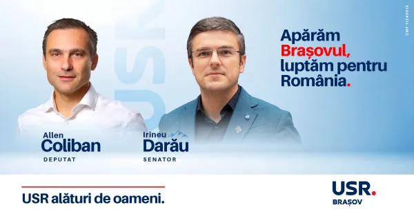 Allen Coliban, candidat USR Brașov la Camera Deputaților: „După 35 de ani, avem nevoie de o nouă revoluție. Una clădită pe implicare, pe bun-simț”
