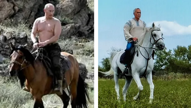 În poze ca Putin. Ce spune Kremlinul