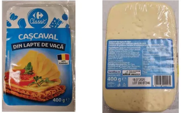Caşcaval contaminat, retras din magazinele Carrefour