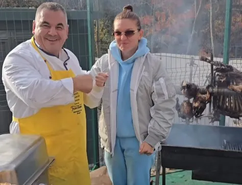 Din Dubai, la mici şi berbecuţ la proţap. A avut-o pe Simona Halep la masă, în weekend