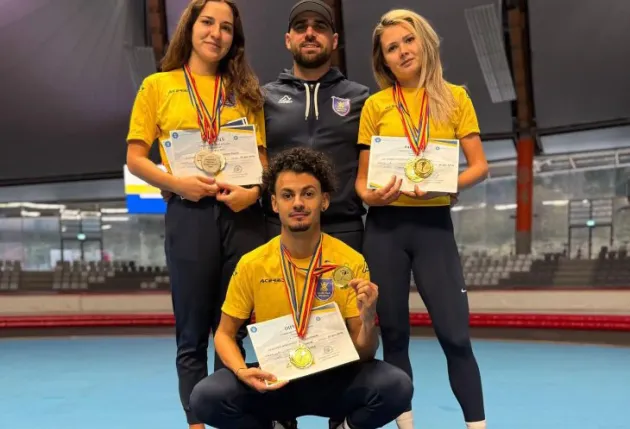 Aurul la patinaj viteză e al Braşovului. Un nou record naţional
