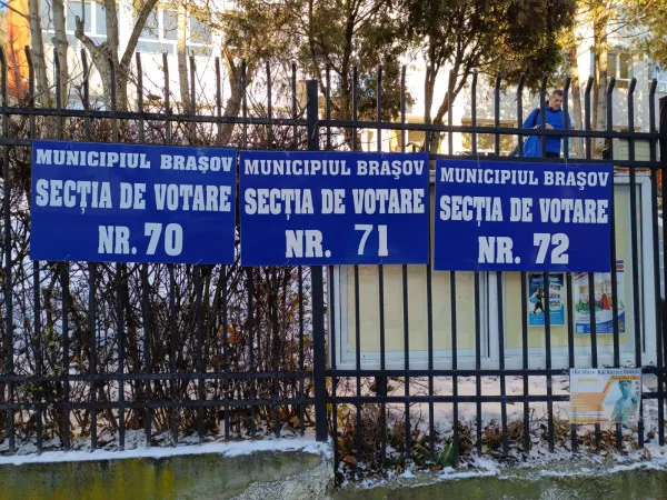 Aproape jumătate dintre brașoveni au votat până la ora 19.00. Municipiul Brașov era peste media județeană