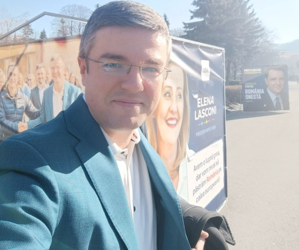 Dezbrăcat de „haina de partid”, până în 2 mai. Şeful USR Braşov, Irineu Darău, s-a autosuspendat din partid, pentru a-i face campanie lui Nicuşor Dan