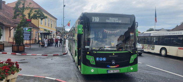 Săcele: Transport verde în oraş, cu 7 autobuze electrice