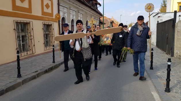 Procesiune de Florii pe străzile din Braşov