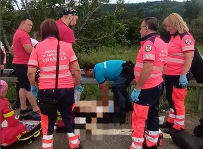 Apel din Vrancea: motociclist mort într-o manevră „sinucigașă”