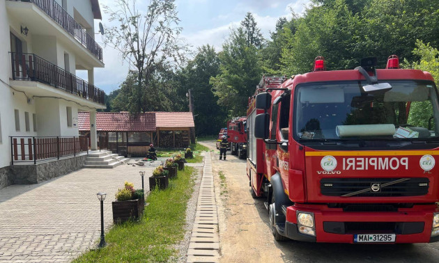 Teste de incendiu la pensiunile din Drăguș și Sâmbăta de Sus