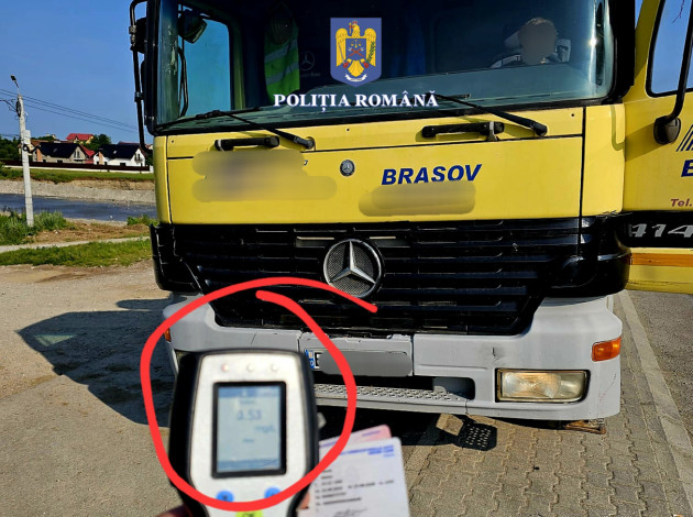 Razia șoferilor profesioniști: 350 opriți la filtru, 120 de amenzi