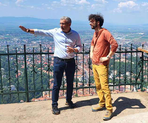 Un nou plan pentru Tâmpa. „BRAŞOV”-ul pe platformă de sticlă 