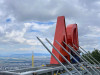 Lângă „BRAŞOV”, „PANORAMIC”. Se reinstalează literele de pe Tâmpa din anii `70