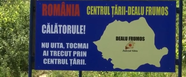 Sibiul nu renunţă la „centrul ţării”. Făgăraşul vrea să-l marcheze cu un uriaş parc-hartă a României
