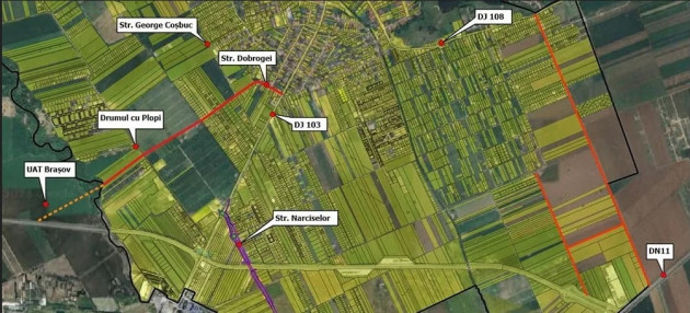 În analiză la Mediu: construcţia unei noi căi de acces în Sânpetru, dinspre DN 11 şi centură 