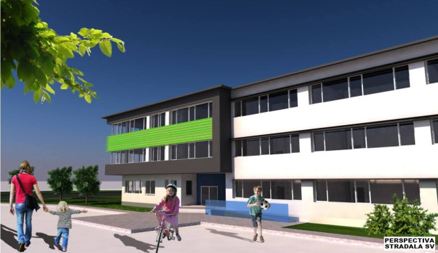 O firmă din Serbia, pe lista constructorilor „şcolii verzi” de la Sânpetru. 1 an pentru construcţie: 40 de săli de clasă şi laboratoare, pentru 850 de copii 