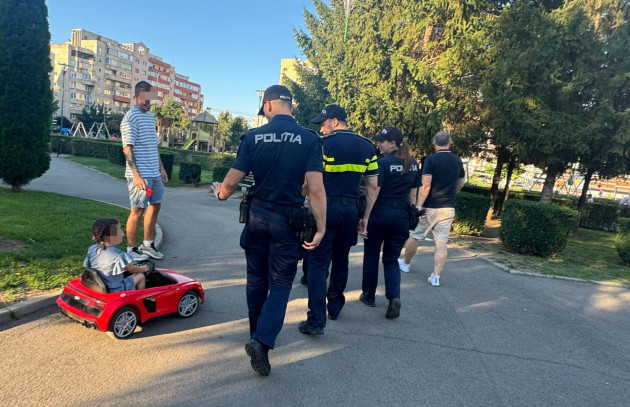 Polițiștii, printre brașoveni în „ziua parcurilor”