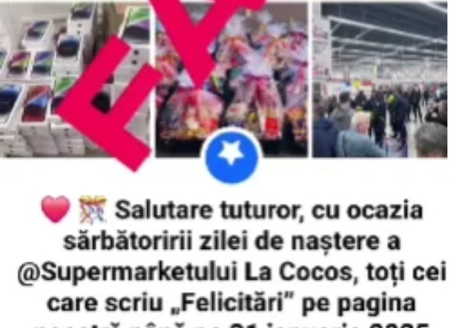 Atenție la falsul „La Cocoș”! Tentativă de fraudă în numele lanțului de magazine