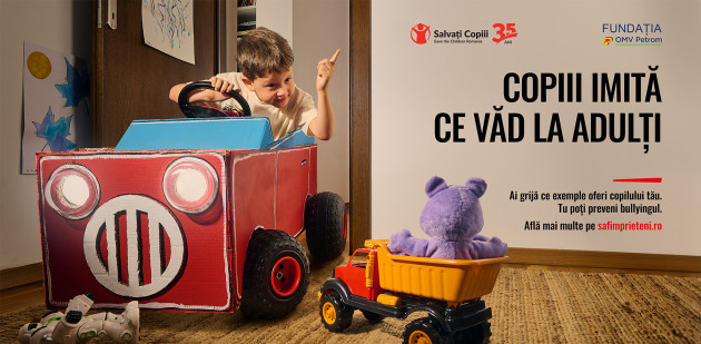 „Copiii imită ce văd la adulţi”