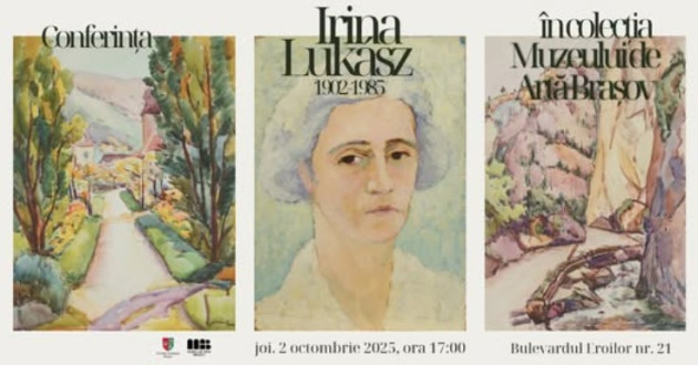 Conferinţă la Muzeu: „Irina Lukasz în colecţia Muzeului de Artă Braşov”