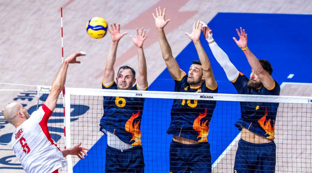 România, învinsă de Polonia cu 3-0, la Campionatul Mondial