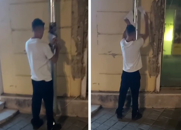 7 la lipit afişe ilegale