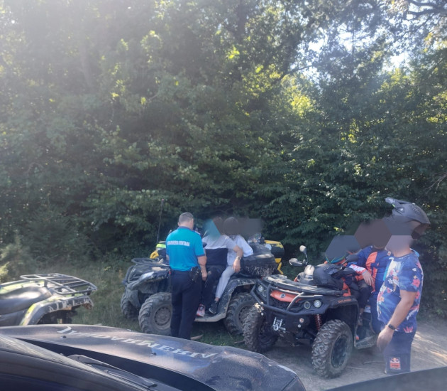 Grup de ATV-uri oprit la control. În culpă, turistul din Medgidia