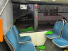 „Nu a fost rănit niciun călător”. Autobuz RATBV, geamuri sparte în mers
