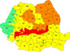 Vreme rea în toată ţara. Braşovul, sub cod portocaliu şi roşu de ninsori viscolite şi vânt puternic