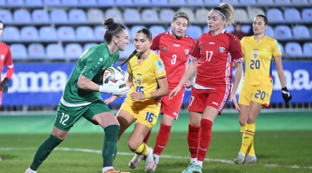România - Moldova 2-0, în meci amical, la feminin