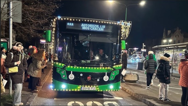  În Ajunul Crăciunului, autobuzele vor circula conform unei zile lucrătoar