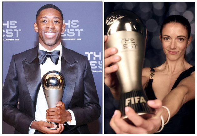 Ousmane Dembele şi Aitana Bonmati, cei mai buni fotbalişti ai anului, la Gala The Best FIFA