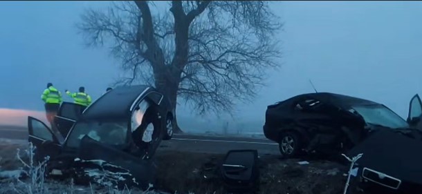 Un accident cu „dinamică” de şofer fără permis