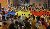 12 martie, Piața Sfatului, Brașov: Meciul cât o finală, Turcia - România   