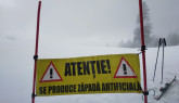 Pârtiile din Poiana Braşov, înzăpezite şi ziua cu zăpadă artificială
