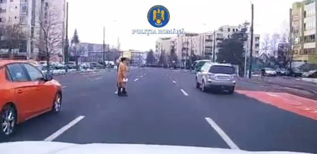 Vineri - 152 de amenzi, 95 ale pietonilor. Sâmbătă – doar 44