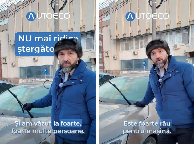 „Nu mai ridica ştergătoarele”