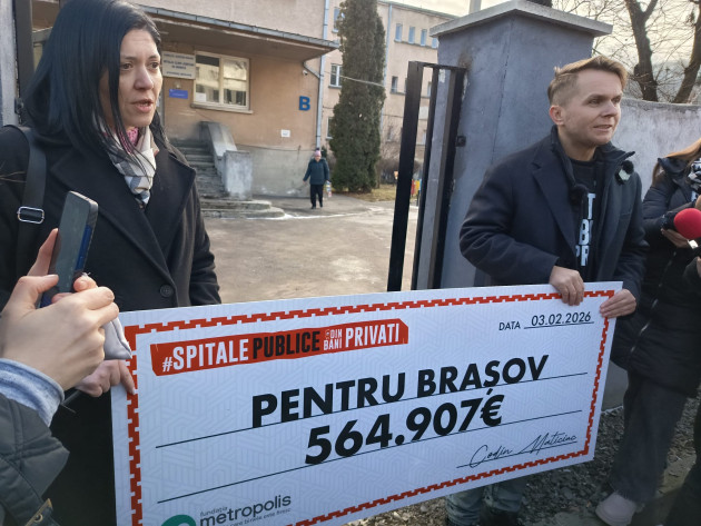 Şi Ambulanţa pe „cec”-ul braşovenilor