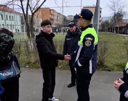 Perimetrul Școlii 11, verificat de Poliție
